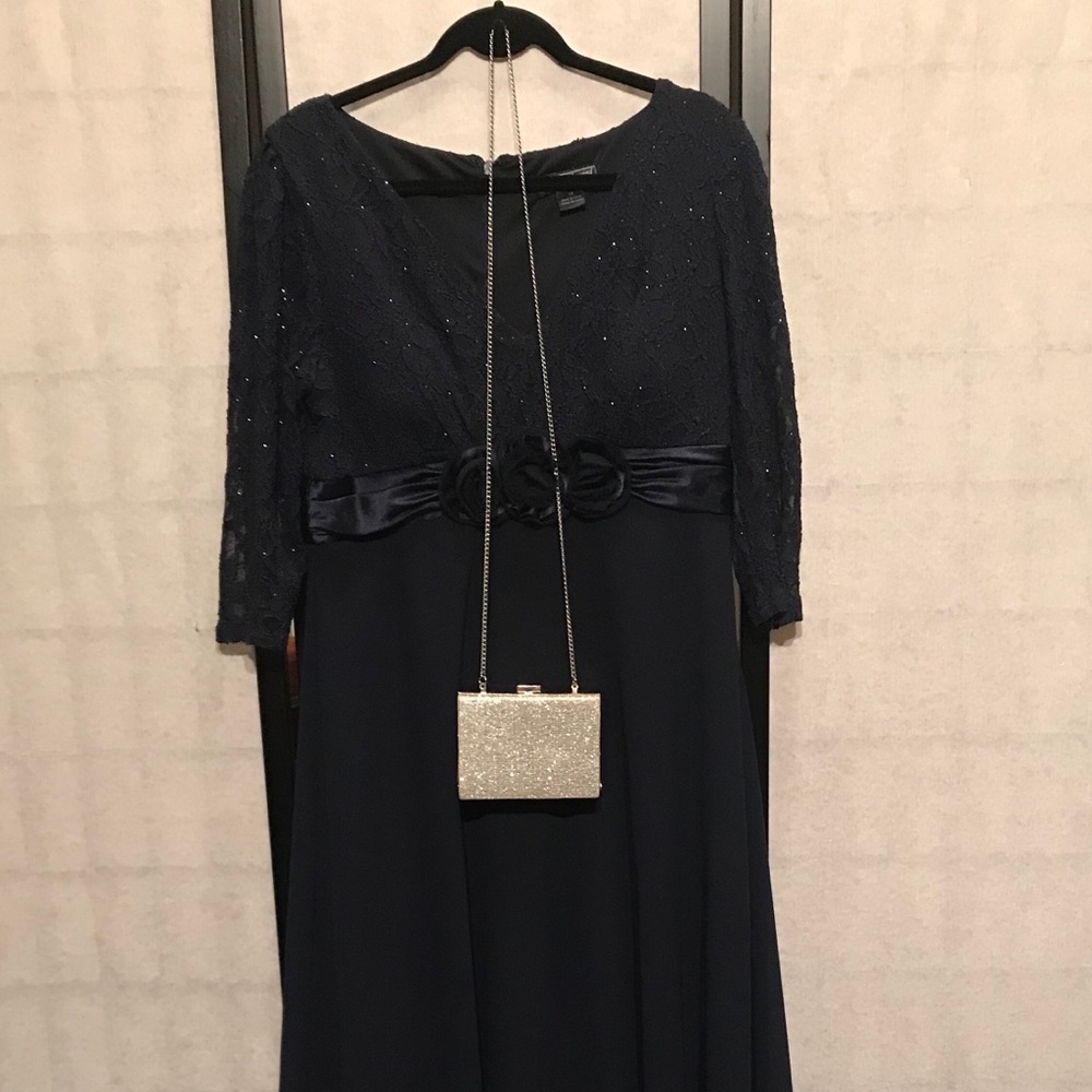 💞Navy blue dress